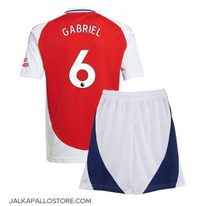 Arsenal Gabriel Magalhaes #6 Kotipaita Lapsille 2024-25 Lyhythihainen (+ shortsit)